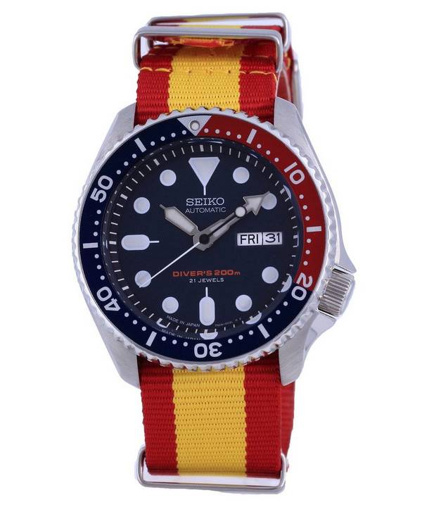 Seiko Automatic Diver's Polyester Japan Made SKX009J1-var-NATO29 200M Herrenuhr