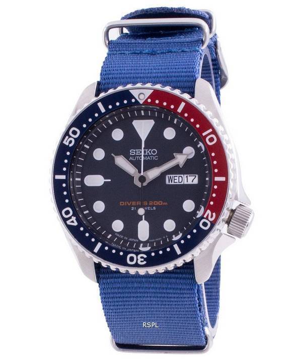 Seiko Automatic Diver SKX009J1-var-NATO8 200M Japan Made Herrenuhr