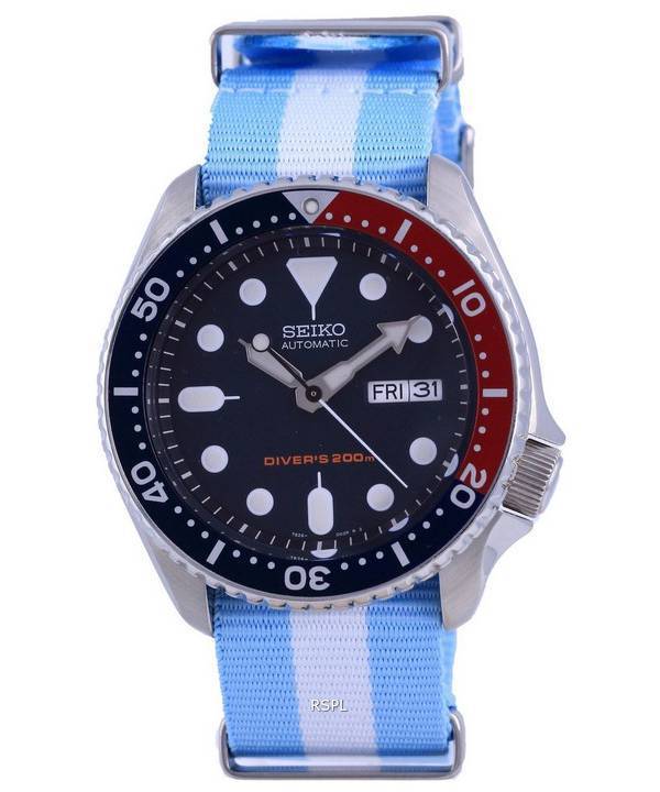 Seiko Automatic Diver's Polyester SKX009K1-var-NATO24 200M Herrenuhr