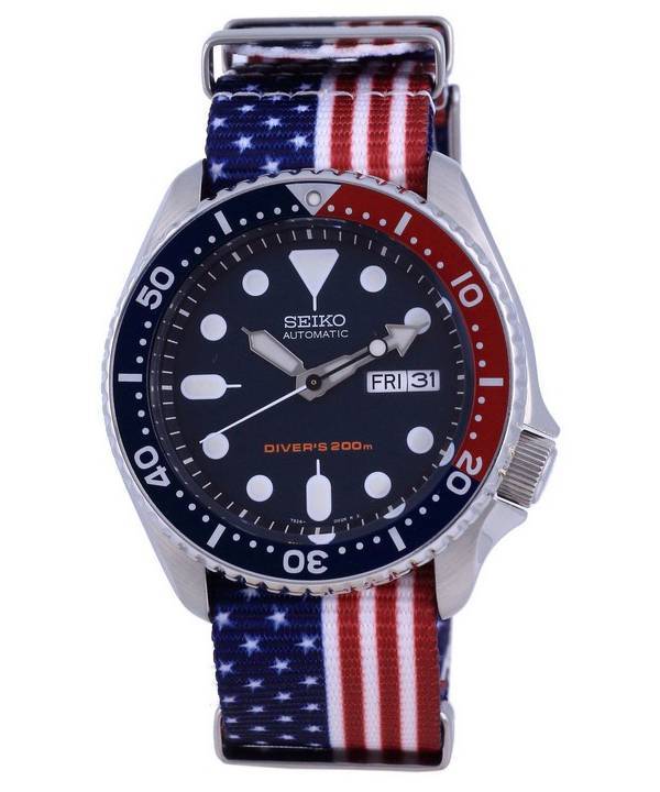 Seiko Automatic Diver's Polyester SKX009K1-var-NATO27 200M Herrenuhr