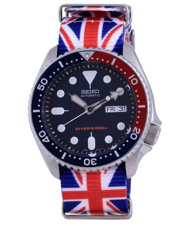 Seiko Automatic Diver's Polyester SKX009K1-var-NATO28 200M Herrenuhr