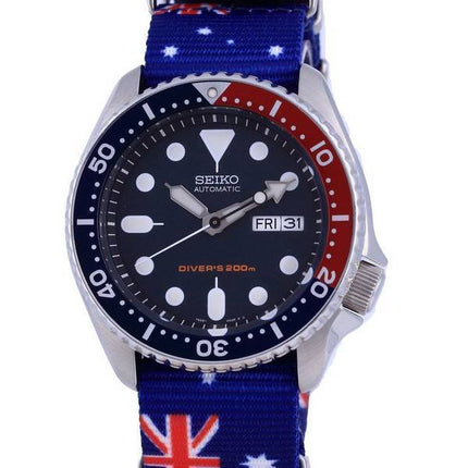 Seiko Automatic Diver's Polyester SKX009K1-var-NATO30 200M Herrenuhr