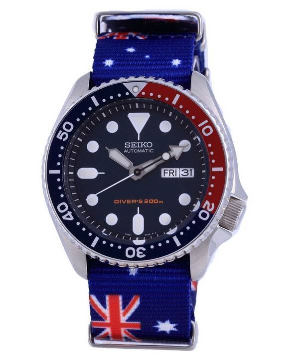 Seiko Automatic Diver's Polyester SKX009K1-var-NATO30 200M Herrenuhr