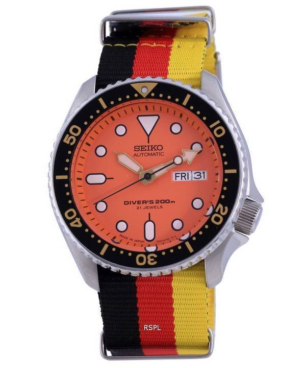 Seiko Automatic Diver's Japan Made Polyester SKX011J1-var-NATO26 200M Herrenuhr