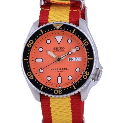 Seiko Automatic Diver's Japan Made Polyester SKX011J1-var-NATO29 200M Herrenuhr