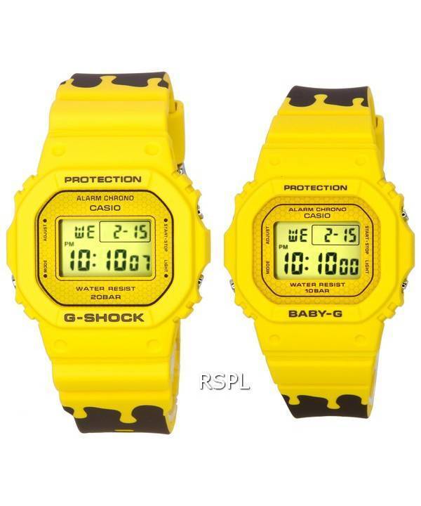 Casio G-Shock und Baby-G Digital Honey Inspired Limited Edition Quartz SLV-22B-9 SLV22B-9 Paaruhr