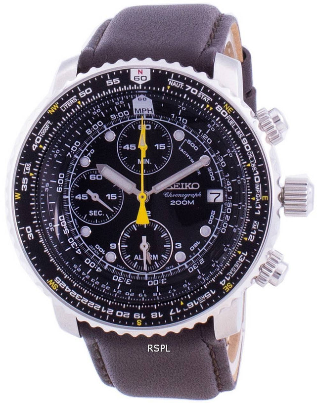 Seiko Pilotenflug SNA411P1-VAR-LS11 Quarz Chronograph 200M Herrenuhr