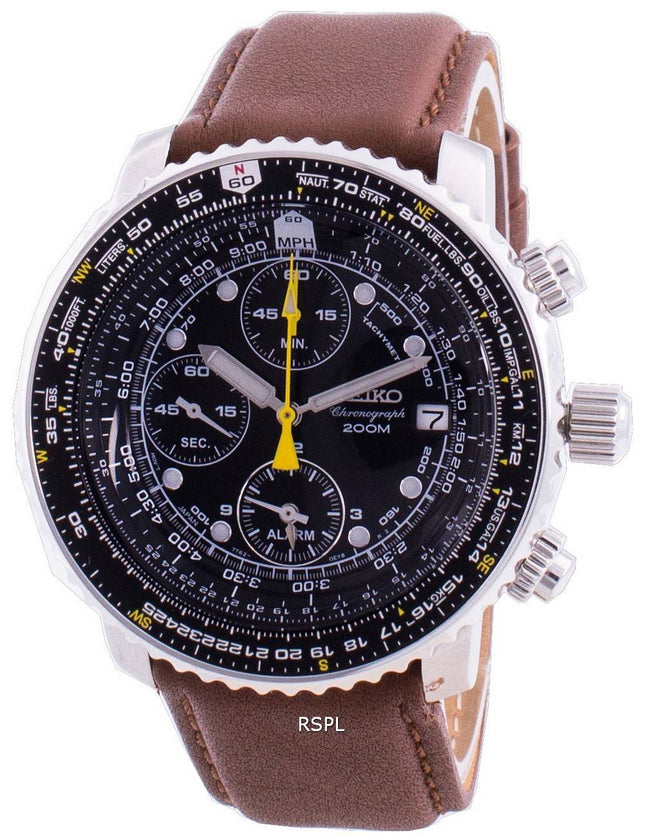 Seiko Pilotenflug SNA411P1-VAR-LS12 Quarz Chronograph 200M Herrenuhr