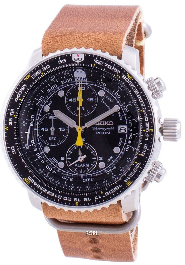 Seiko Pilotenflug SNA411P1-VAR-LS18 Quarz Chronograph 200M Herrenuhr