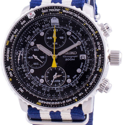 Seiko Pilotenflug SNA411P1-VAR-NATO2 Quarz Chronograph 200M Herrenuhr