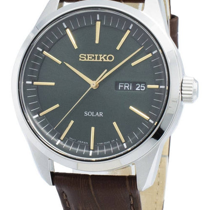 Seiko Conceptual SNE529P SNE529P1 SNE529 Analog Solar Herrenuhr