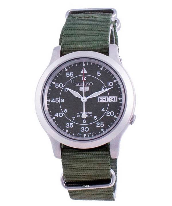 Seiko 5 Military SNK805K2-var-NATO12 Automatisches Nylonarmband Herrenuhr