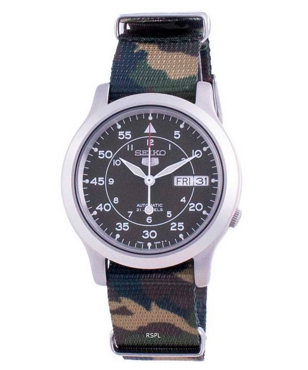 Seiko 5 Military SNK805K2-var-NATOS18 Herrenuhr mit automatischem Nylonarmband