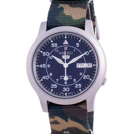 Seiko 5 Military SNK807K2-var-NATOS18 Herrenuhr mit automatischem Nylonarmband