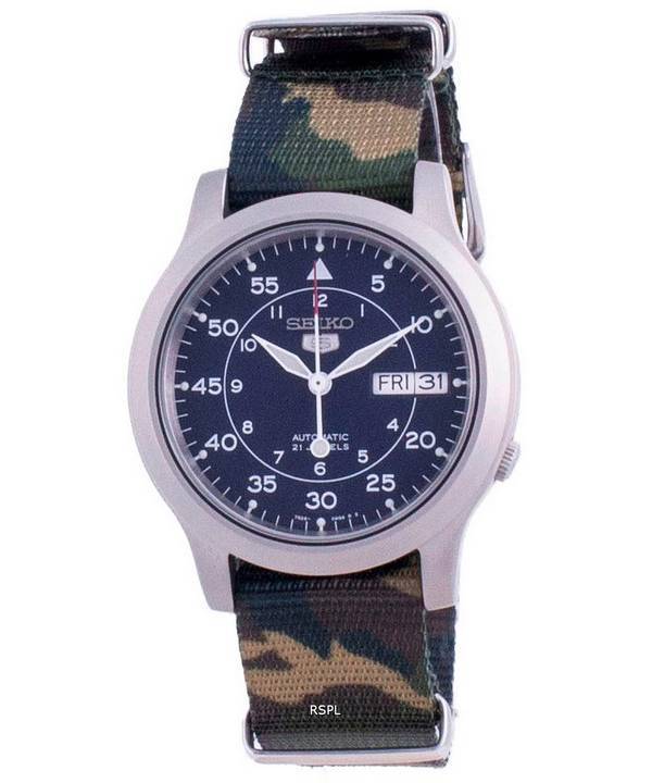 Seiko 5 Military SNK807K2-var-NATOS18 Herrenuhr mit automatischem Nylonarmband