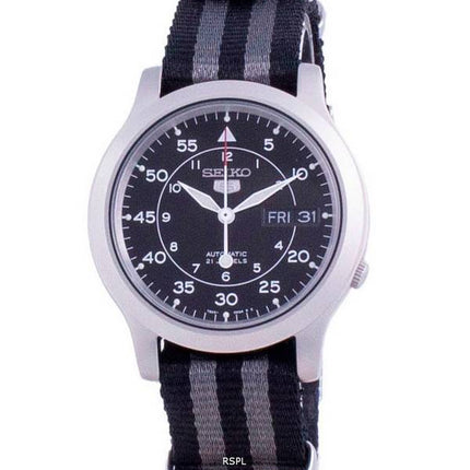 Seiko 5 Military SNK809K2-var-NATO16 Automatische Nylonarmband Herrenuhr