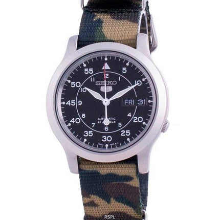 Seiko 5 Military SNK809K2-var-NATOS18 Herrenuhr mit automatischem Nylonarmband