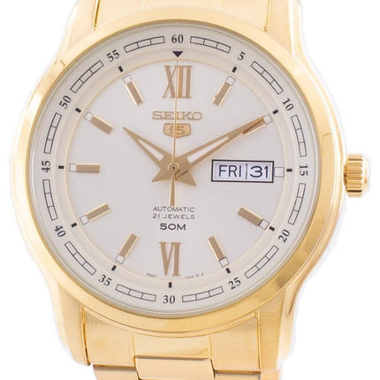 Seiko 5 Automatik Gold Tone Dial SNKP20 SNKP20K1 SNKP20K Herrenuhr