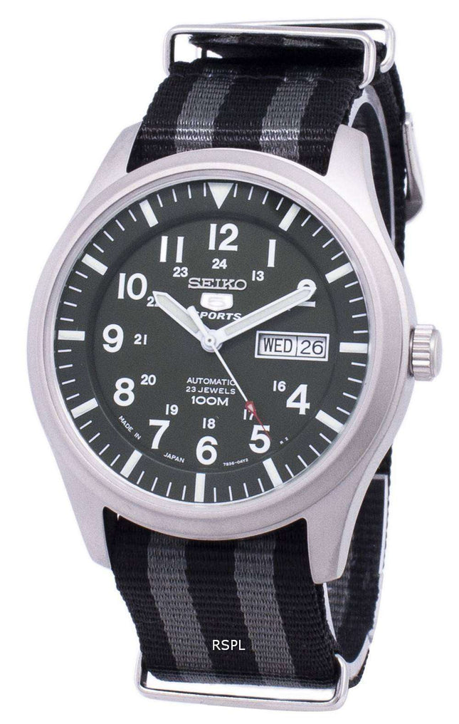 Seiko 5 Sport Automatic Japan Made Nato Armband SNZG09J1-NATO1 Herrenuhr