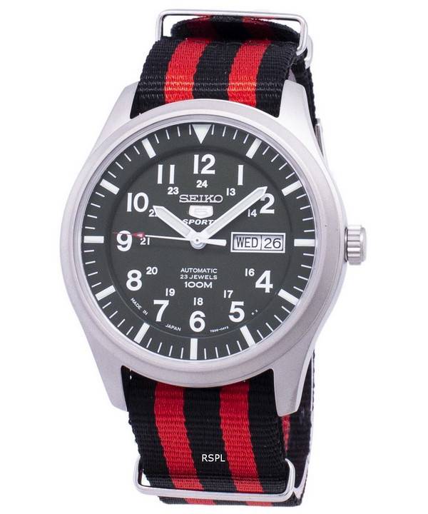 Seiko 5 Sport Automatic Japan Made Nato Armband SNZG09J1-NATO3 Herrenuhr