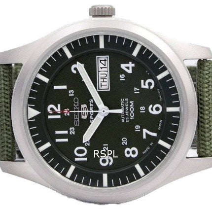 Seiko 5 MilitÃ¤r Automatic Sports Japan Made SNZG09 SNZG09J1 SNZG09J Herrenuhr