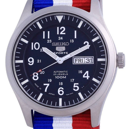 Seiko 5 Sports Automatik Polyester SNZG11J1-var-NATO25 100M Herrenuhr