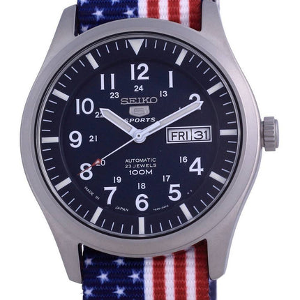 Seiko 5 Sports Automatik Polyester SNZG11J1-var-NATO27 100M Herrenuhr