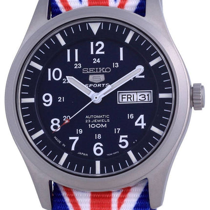 Seiko 5 Sports Automatik Polyester SNZG11J1-var-NATO28 100M Herrenuhr