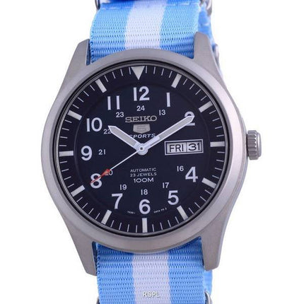 Seiko 5 Sports Automatik Polyester SNZG11K1-var-NATO24 100M Herrenuhr