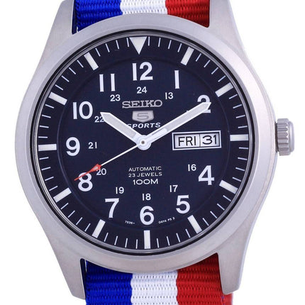 Seiko 5 Sports Automatik Polyester SNZG11K1-var-NATO25 100M Herrenuhr