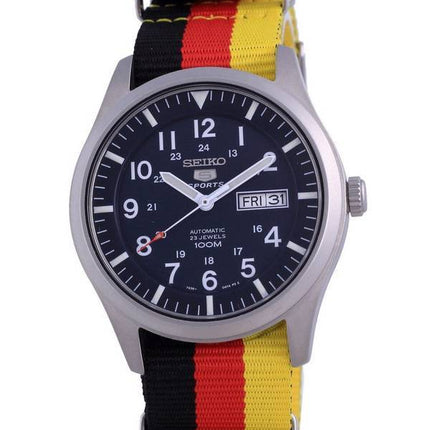 Seiko 5 Sports Automatik Polyester SNZG11K1-var-NATO26 100M Herrenuhr