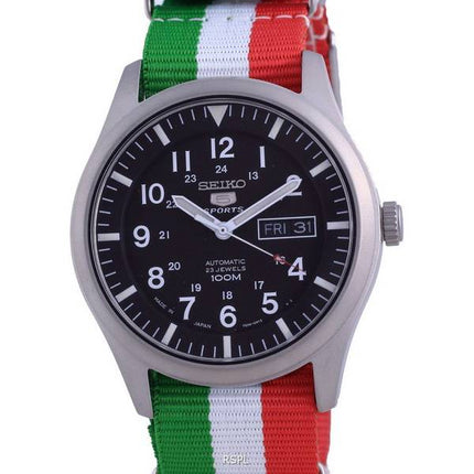 Seiko 5 Sports Automatik Polyester SNZG15J1-var-NATO23 100M Herrenuhr