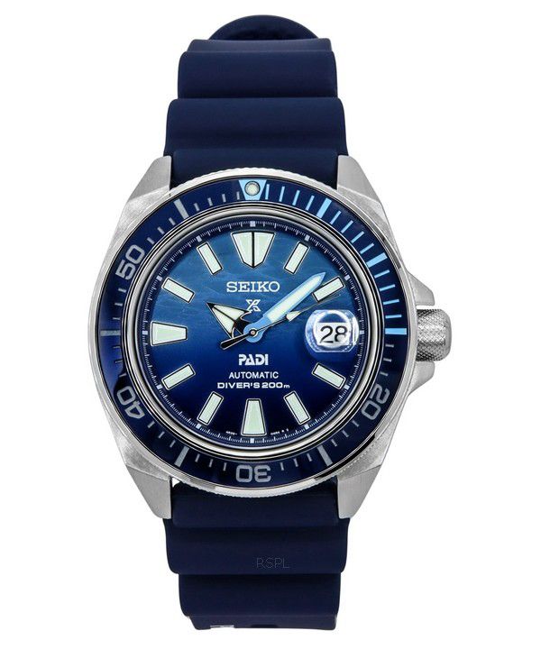 Seiko Prospex Samurai PADI Special Edition Automatik-Taucheruhr SRPJ93K1 200M mit blauem Zifferblatt