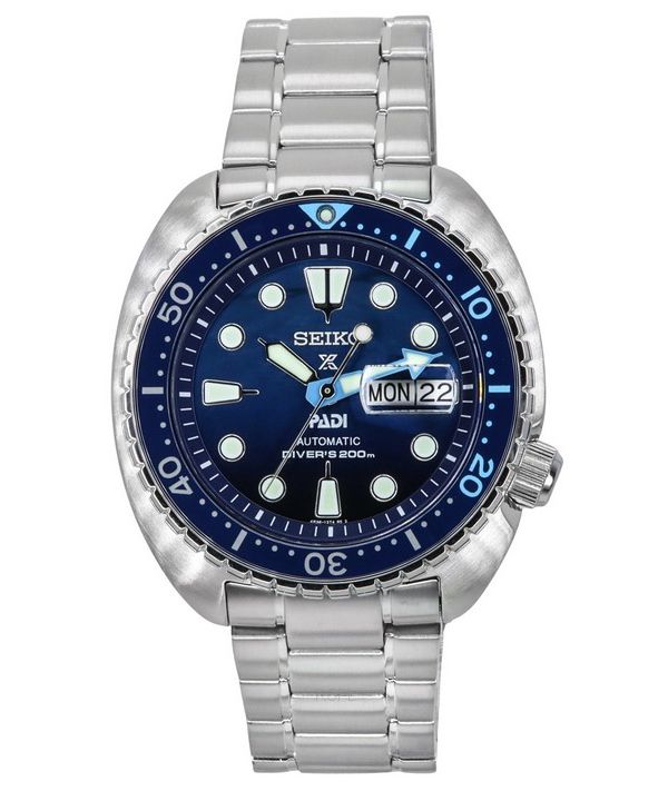 Seiko Prospex The Great Blue Turtle PADI Special Edition Automatik-Taucheruhr SRPK01K1 200M mit blauem Zifferblatt