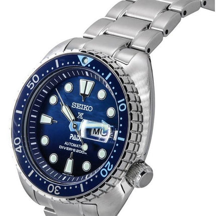 Seiko Prospex The Great Blue Turtle PADI Special Edition Automatik-Taucheruhr SRPK01K1 200M mit blauem Zifferblatt