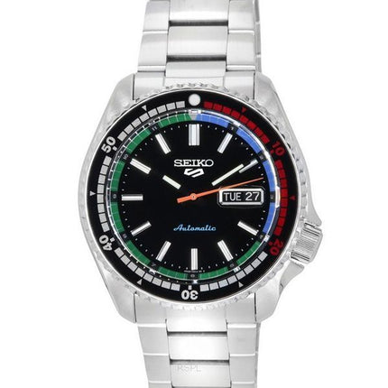 Seiko 5 Sports SKX Style The New Regatta Timer Special Edition Automatikuhr mit schwarzem Zifferblatt SRPK13K1 100M