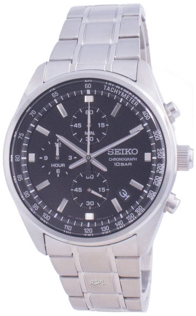 Seiko Chronograph Quarz SSB379 SSB379P1 SSB379P 100M Herrenuhr