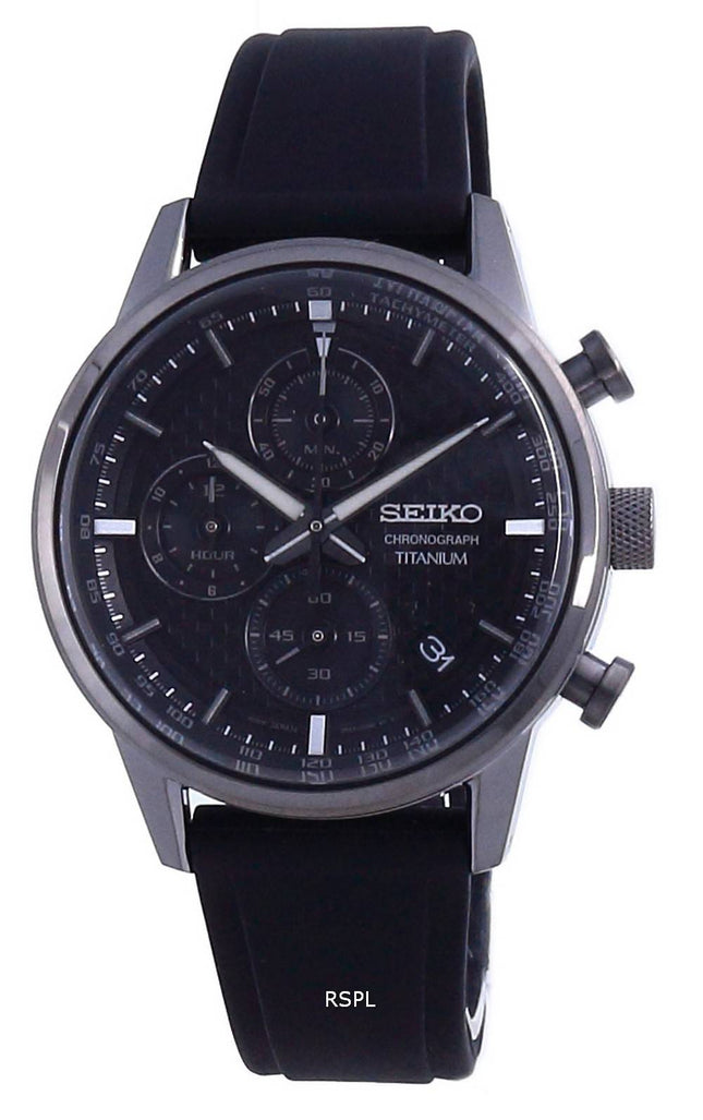 Seiko Entdecken Sie mehr Titan Chronograph Quarz SSB393 SSB393P1 SSB393P 100M Herrenuhr