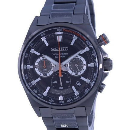 Seiko Neo Sports Chronograph schwarzes Zifferblatt Quarz SSB399 SSB399P1 SSB399P 100M Herrenuhr