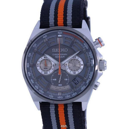 Seiko Neo Sports Chronograph Graues Zifferblatt Quarz SSB403 SSB403P1 SSB403P 100M Herrenuhr