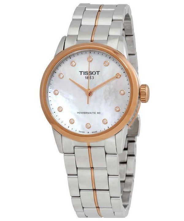 Tissot Luxury Lady Powermatic 80 Diamant Akzente Automatik T086.207.22.116.00 T0862072211600 Damenuhr