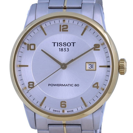 Tissot T-Classic Luxury Powermatic 80 Silber Zifferblatt T086.407.22.037.00 T0864072203700 Herrenuhr