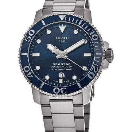 Tissot Seastar 1000 Professional Powermatic 80 Blaues Zifferblatt Taucher T120.407.11.041.03 T1204071104103 300M Herrenuhr