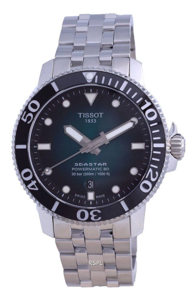 Tissot T-Sport Seastar 1000 Powermatic 80 Taucher Automatik T120.407.11.091.01 T1204071109101 300M Herrenuhr