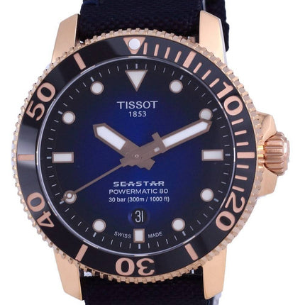 Tissot T-Sport Seaster 1000 Powermatic 80 Diver&#39,s Automatic T120.407.37.041.00 T1204073704100 300M Herrenuhr