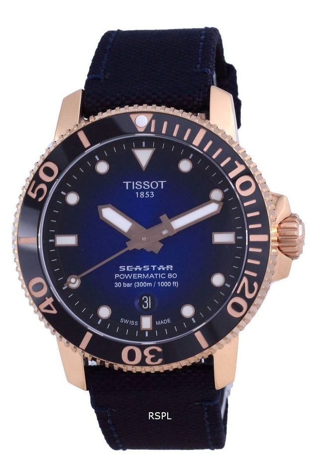 Tissot T-Sport Seaster 1000 Powermatic 80 Diver&#39,s Automatic T120.407.37.041.00 T1204073704100 300M Herrenuhr