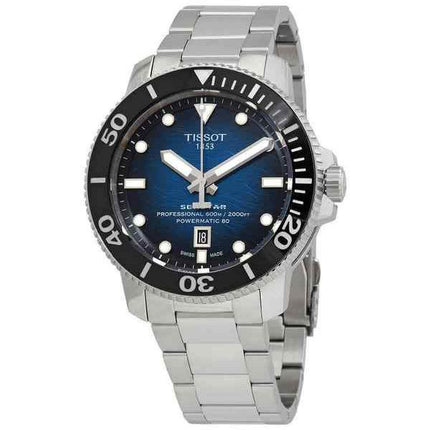 Tissot Seastar 2000 Professional Powermatic 80 Blaues Zifferblatt Taucher T120.607.11.041.01 T1206071104101 600M Herrenuhr