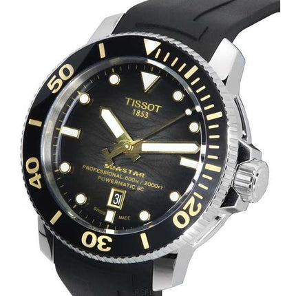 Tissot T-Sport Seastar 2000 Professional Powermatic 80 Diver&#39,s T120.607.17.441.01 T1206071744101 600M Herrenuhr