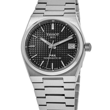 Tissot PRX T-Classic Powermatic 80 schwarzes Zifferblatt Automatik T137.207.11.051.00 100M Unisex-Uhr