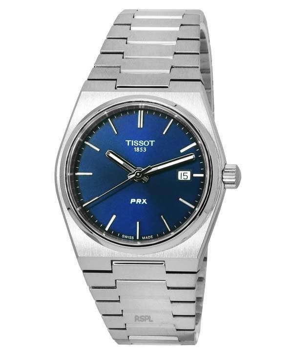 Tissot PRX T-Classic Edelstahl Blau Zifferblatt Quarz T137.210.11.041.00 T1372101104100 100M Unisex Uhr